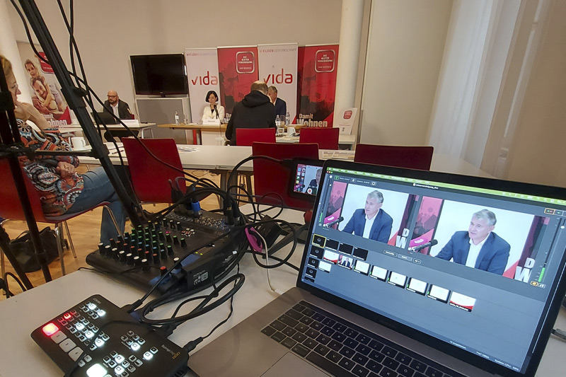 livestream live Stream Mietervereinigung YouTube Facebookr