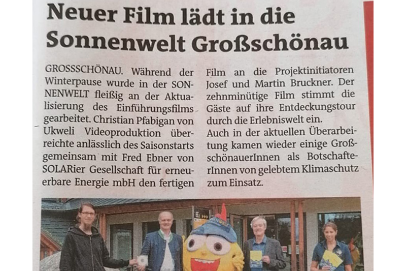 sonnenwelt film produktion waldviertel video