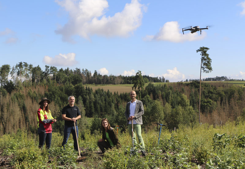 waldsetzen video teaser drone drohne waldviertel niederösterreich